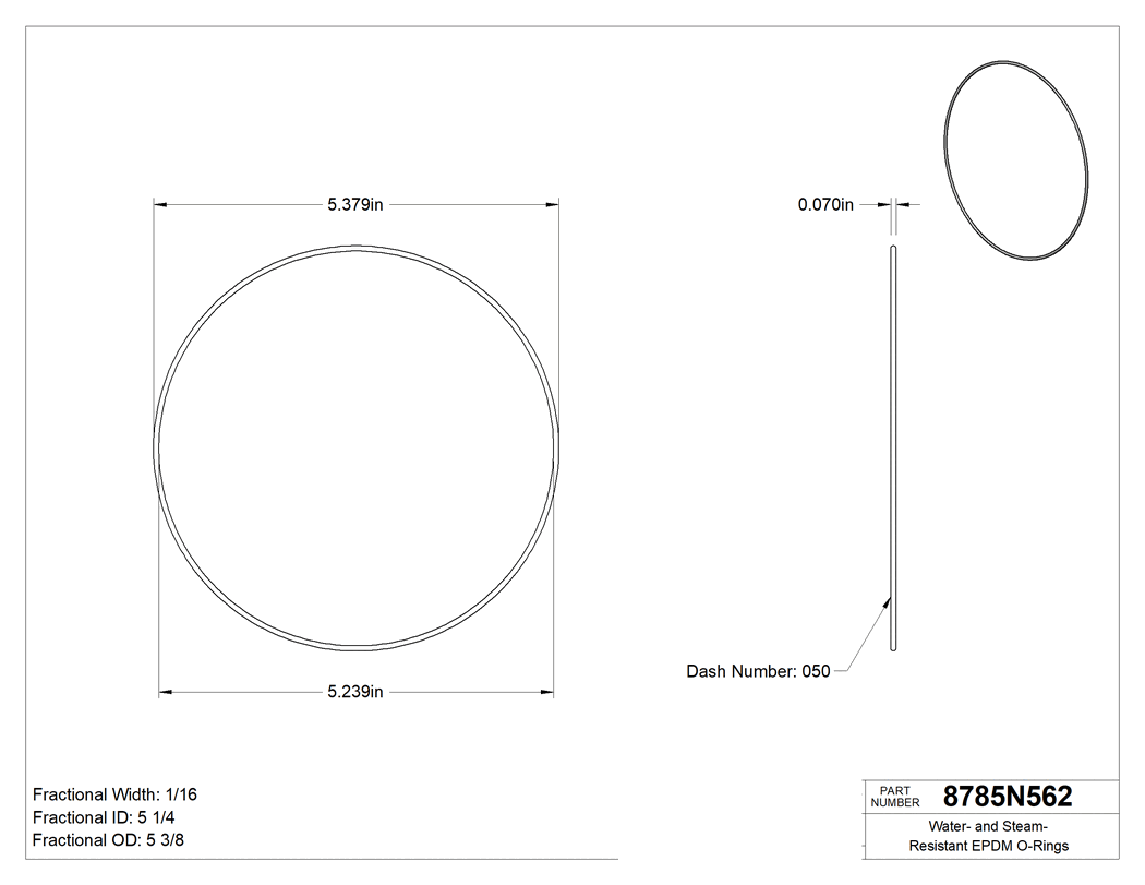 Technical drawing - 8785N562